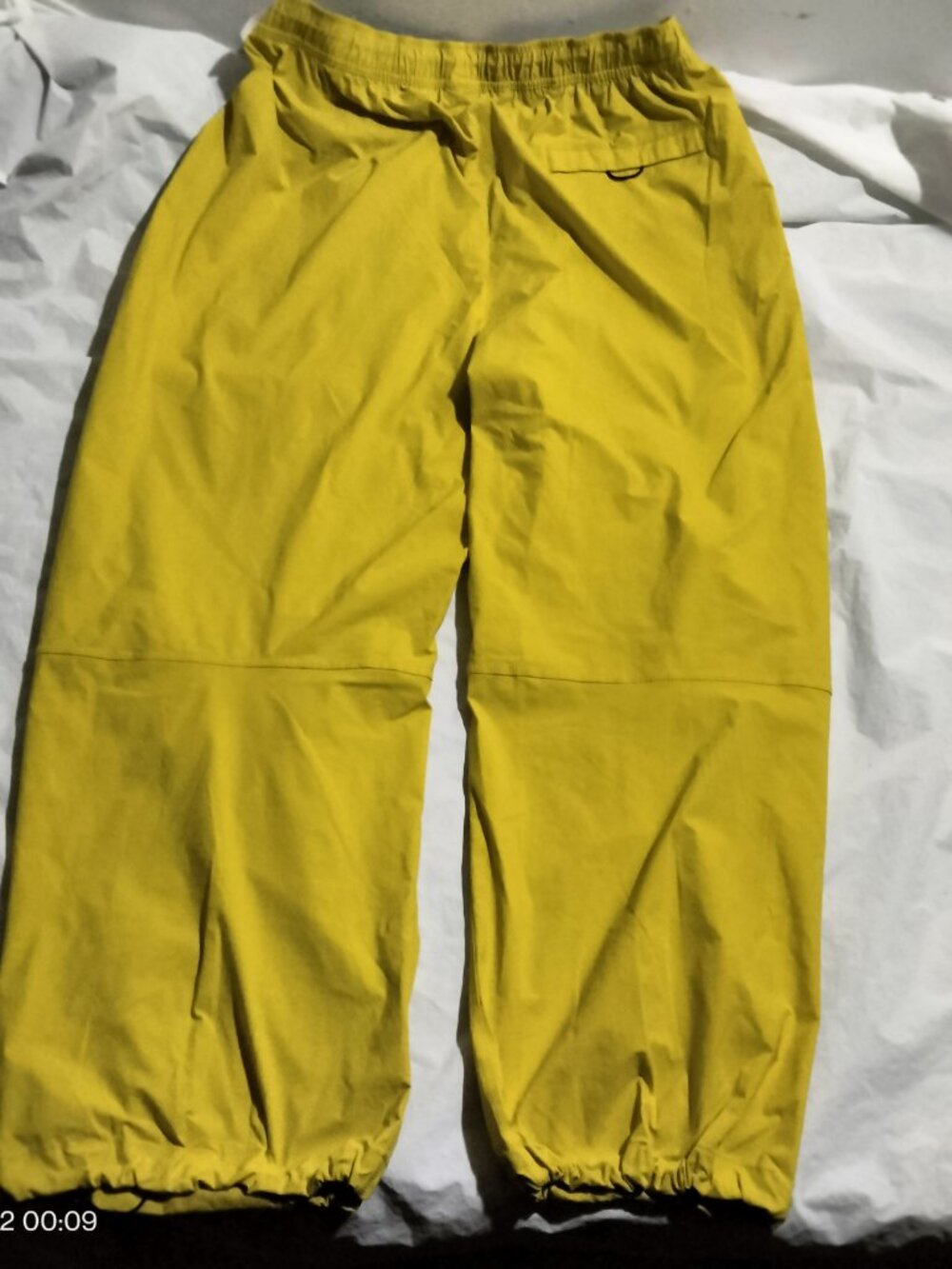 Nike Tech Pack Woven Pants Mens XXL Yellow HM7158-726 Oversized Stacked Length - Picture 6 of 7